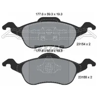 Тормозные колодки Textar 2315402 передние/ дисковые photo 2