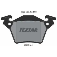 Plăcuțe de frână Textar 2302001 spate/ disk photo 2
