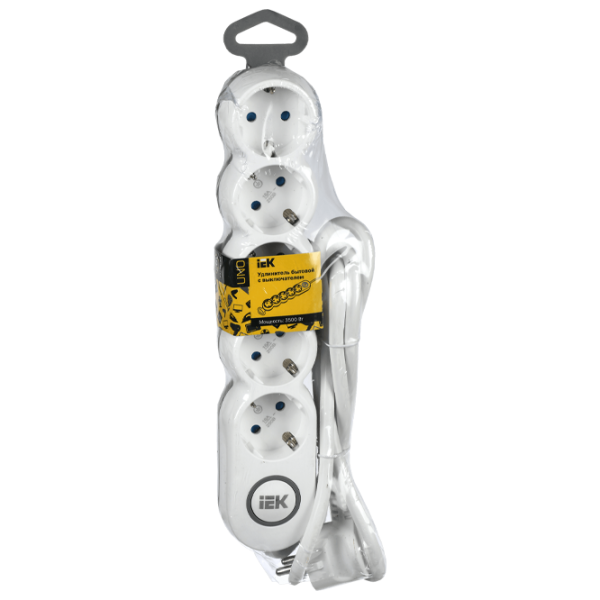 Prelungitor IEK WYP53-16-05-03-ZK 3 m White photo 2