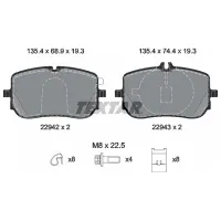 Тормозные колодки Textar 2294201 передние/ дисковые photo 2
