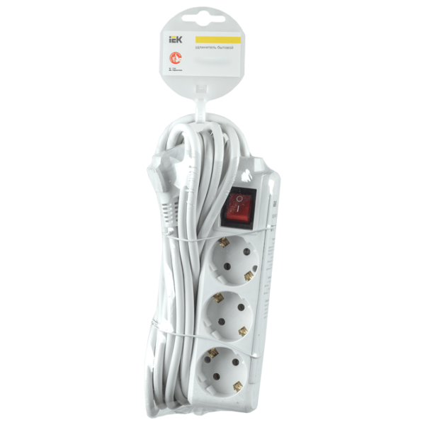 Prelungitor IEK WYP10-16-03-03-ZK-N 3 m White photo 2