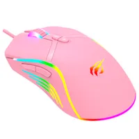 Мышь Havit MS1026 USB / Розовый photo 2