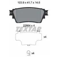 Plăcuțe de frână Textar 2286401 spate/ disk photo 2