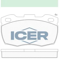 Plăcuțe de frână Icer 141089 față/ disk photo 2