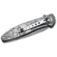 Cuțit Boker Magnum Dia De Los Muertos 01SC519 de buzunar/ 440A photo 3