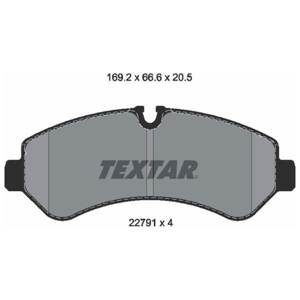 Тормозные колодки Textar 2279101 задние/ дисковые photo 2 Тормозные колодки Textar 2279101 задние/ дисковые photo 2