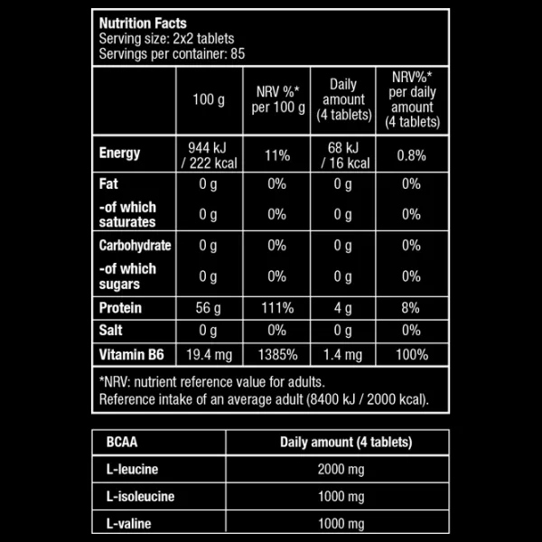 Aminoacizi BioTechUSA BCAA + B6 (5999076234073) 200 photo 2