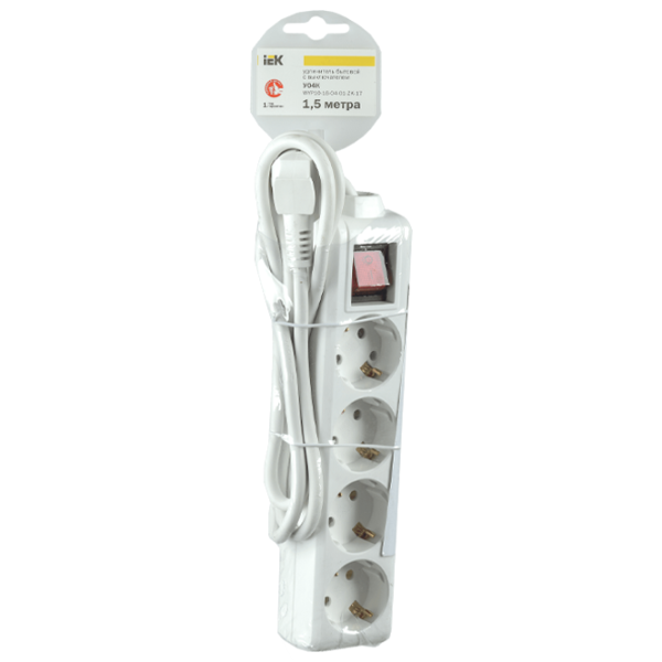 Prelungitor IEK WYP10-16-04-05-ZK-N 5 m White photo 3 Prelungitor IEK WYP10-16-04-05-ZK-N 5 m White photo 3