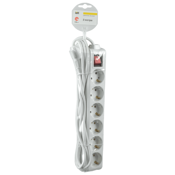 Prelungitor IEK WYP10-16-06-03-ZK-N 3 m White photo 2