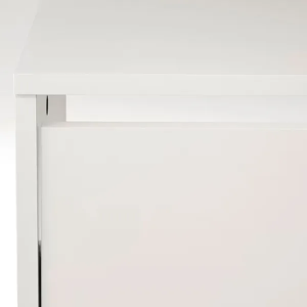 Обувной шкаф Ikea Bissa 2 93см x 49см x 28см/ ЛДСП/ White photo 2