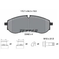 Тормозные колодки Textar 2249201 задние/ дисковые photo 2