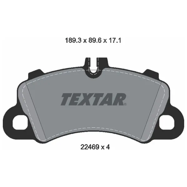 Тормозные колодки Textar 2246901 передние/ дисковые photo 2 Тормозные колодки Textar 2246901 передние/ дисковые photo 2
