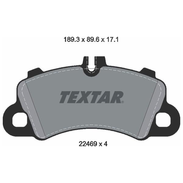 Тормозные колодки Textar 2246901 передние/ дисковые photo 2 Тормозные колодки Textar 2246901 передние/ дисковые photo 2