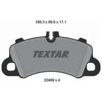 Plăcuțe de frână Textar 2246901 față/ disk photo 2