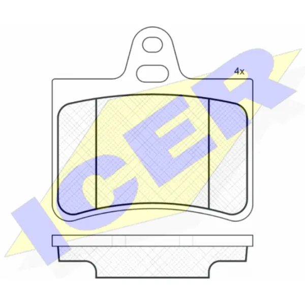 Тормозные колодки Icer 181407 задние/ дисковые photo 2 Тормозные колодки Icer 181407 задние/ дисковые photo 2