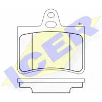 Plăcuțe de frână Icer 181407 spate/ disk photo 2