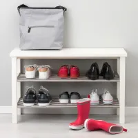 Обувной шкаф Ikea Tjusig 5311047 50см x 81см x 34см/ White/ Белый photo 2