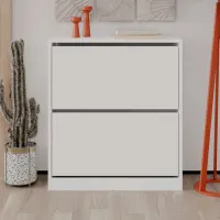 Dulap pentru încălțăminte Showdeko Shoe Cabinet (M.AK.23500) 82 x 73 x 25/ PAL/ White photo 4