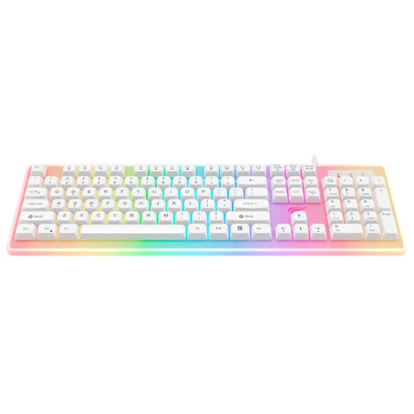 Tastatură Havit KB876L Cu fir/ White photo 2