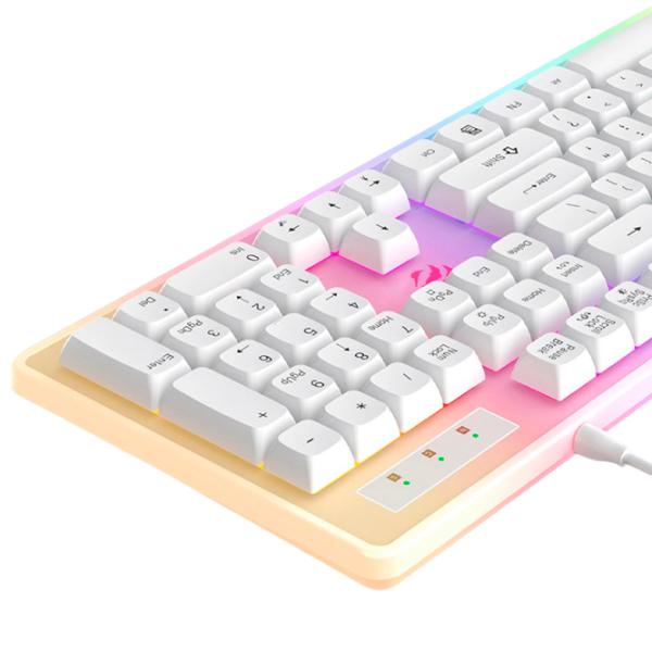 Tastatură Havit KB876L Cu fir/ White photo 4