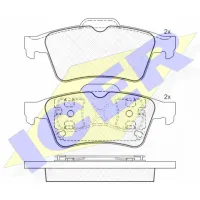 Plăcuțe de frână Icer 181433 spate/ disk photo 2