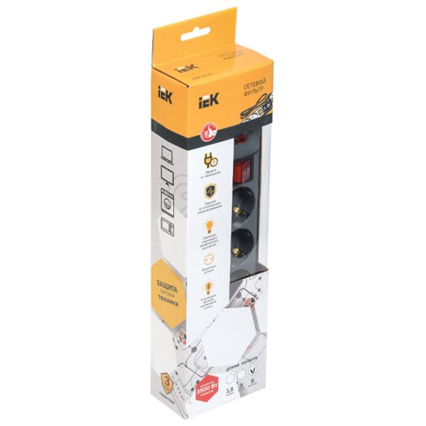 Prelungitor IEK WFP10-16-05-03-ZK-K03 3 m Gray photo 2