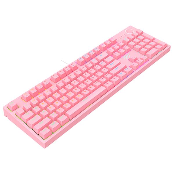 Клавиатура Havit KB871L Проводная/ Розовый photo 3