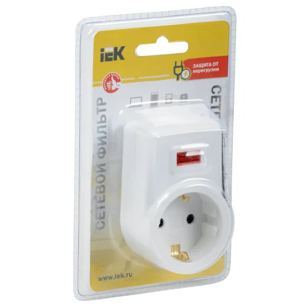 Filtru de rețea IEK WFP10-16-01-ZK-K01 White photo 2