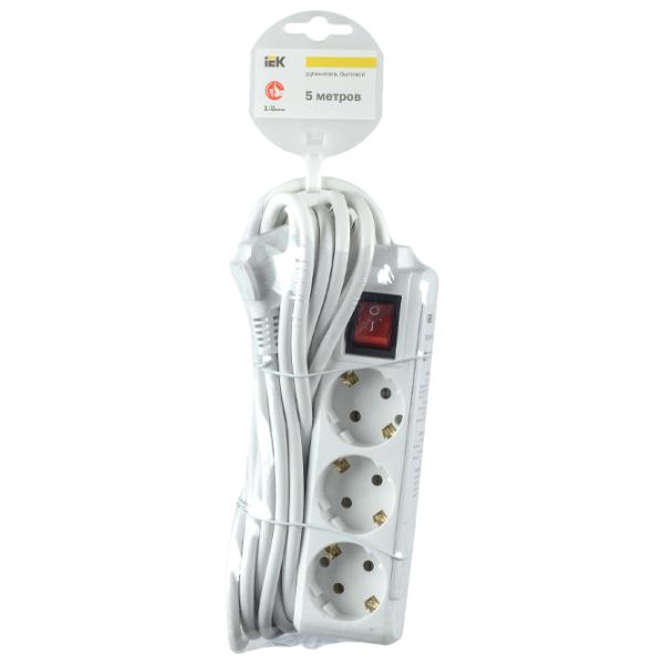Prelungitor IEK WYP30-16-03-03-ZK-N 3 m White photo 2
