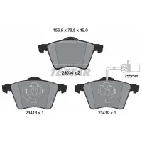 Тормозные колодки Textar 2341801 передние/ дисковые photo 2