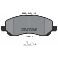 Тормозные колодки Textar 2358401 передние/ дисковые photo 2