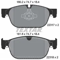Тормозные колодки Textar 2231701 передние/ дисковые photo 2