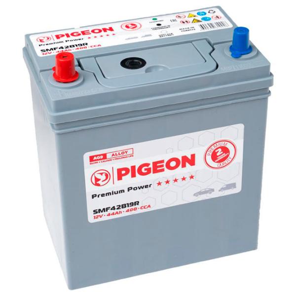 Авто аккумулятор Pigeon SMFL 44B19R 44Ah 400A photo 2