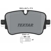 Plăcuțe de frână Textar 2230701 spate/ disk photo 2