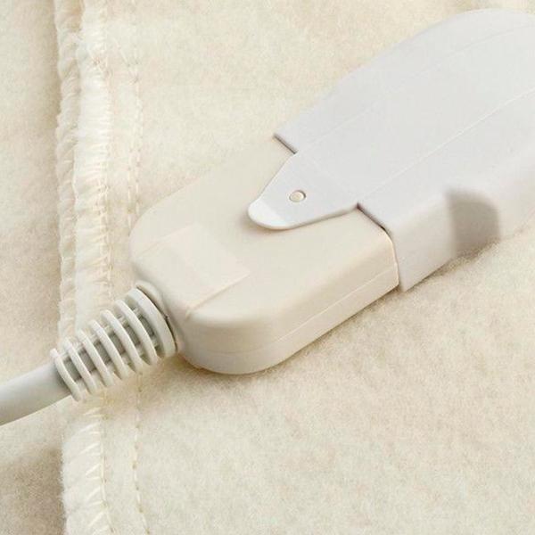 Pătură electrică Malatec 4597 60 W/ Poliester/ Beige photo 4