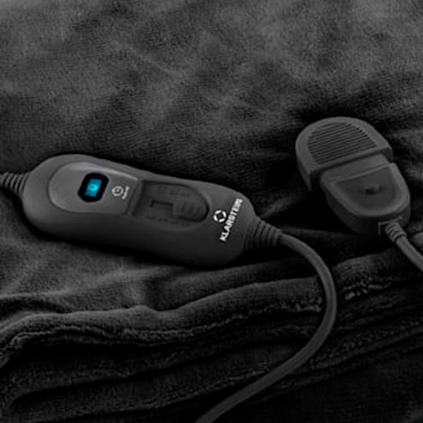 Pătură electrică Klarstein Dr. Watson XL 120 W/ Pluș/ Black photo 2