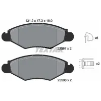 Тормозные колодки Textar 2359703 передние/ дисковые photo 2