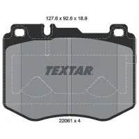 Plăcuțe de frână Textar 2206101 față/ disk photo 2