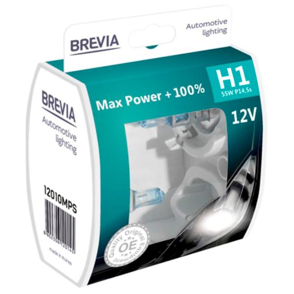 Автомобильная лампа Brevia Max Power +100% Галоген/ H1/ P14.5s/ 55 Вт photo 2 Автомобильная лампа Brevia Max Power +100% Галоген/ H1/ P14.5s/ 55 Вт photo 2