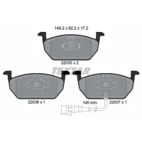 Тормозные колодки Textar 2203501 передние/ дисковые photo 2