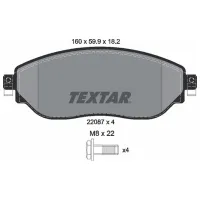 Plăcuțe de frână Textar 2208701 față/ disk photo 2