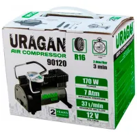 Compresor auto Uragan 90120 37 l/ min/ 7 bar photo 2