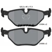 Тормозные колодки Textar 2193402 задние/ дисковые photo 2