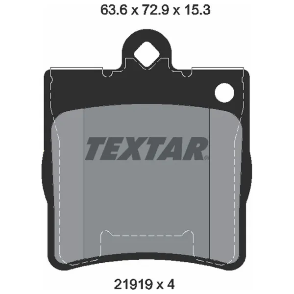 Тормозные колодки Textar 2191901 задние/ дисковые photo 2 Тормозные колодки Textar 2191901 задние/ дисковые photo 2