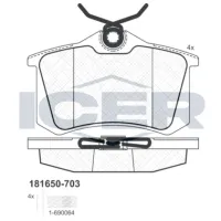 Plăcuțe de frână Icer 181650-703 spate/ disk photo 2