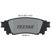 Plăcuțe de frână Textar 2215301 spate/ disk photo 2