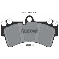 Plăcuțe de frână Textar 2369302 față/ disk photo 2