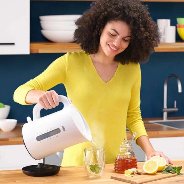 Электрочайник Braun WK1100WH 1.7л / Скрытый / Белый photo 4