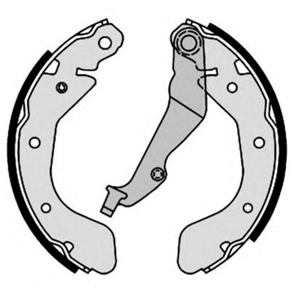 Тормозные колодки Brembo S 10 514 задние/ барабанные photo 2 Тормозные колодки Brembo S 10 514 задние/ барабанные photo 2