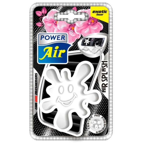 Ароматизатор для авто Power Air Air Splash SPL Экзотический цветок/ на решетке вентиляции photo 6 Ароматизатор для авто Power Air Air Splash SPL Экзотический цветок/ на решетке вентиляции photo 6